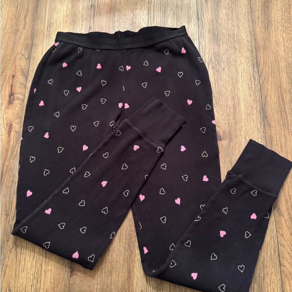 Victoria’s Secret Heart Pajamas S Small Valentines Day - Picture 14 of 14